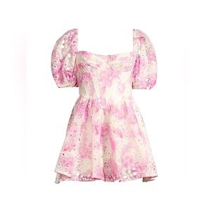 Bardot Kiah Eyelet Corset Mini Dress